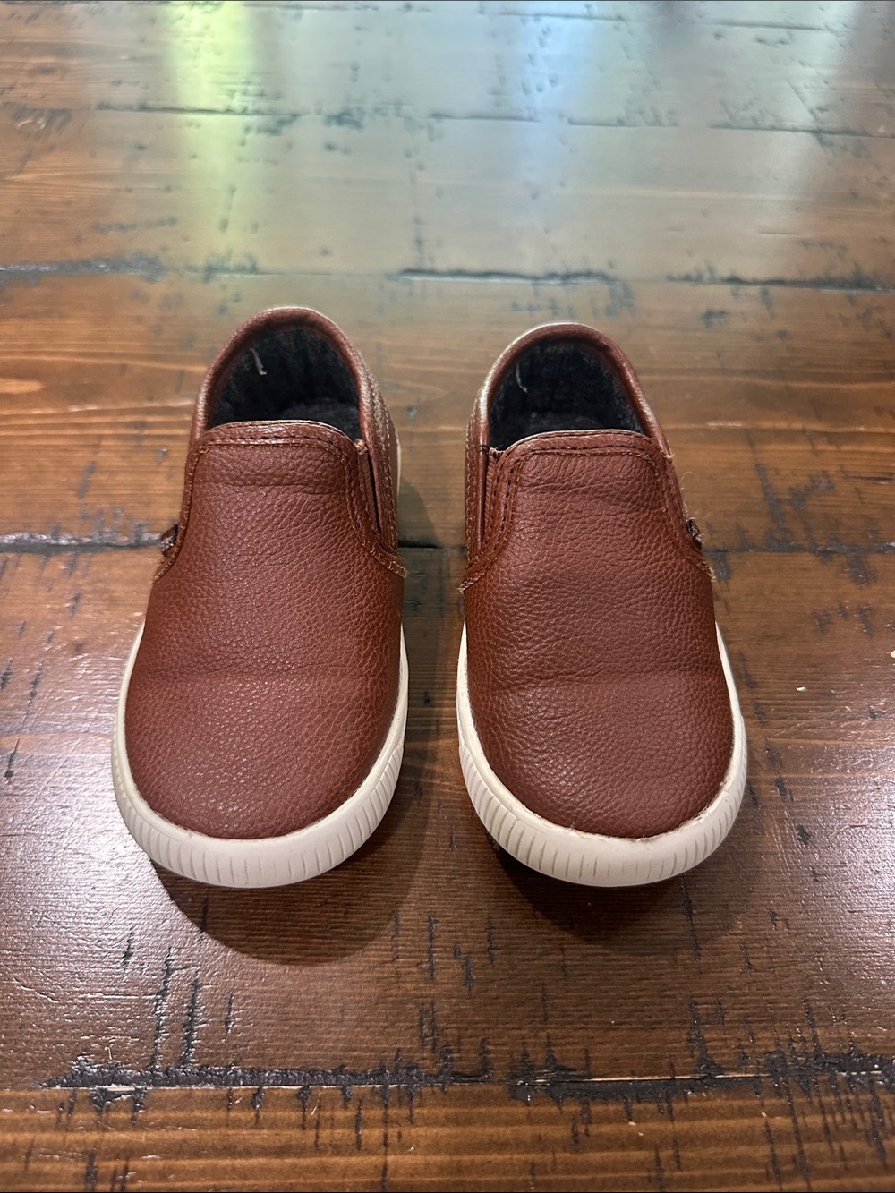 Carters Kids' Slip-On Casual Sneakers in Brown